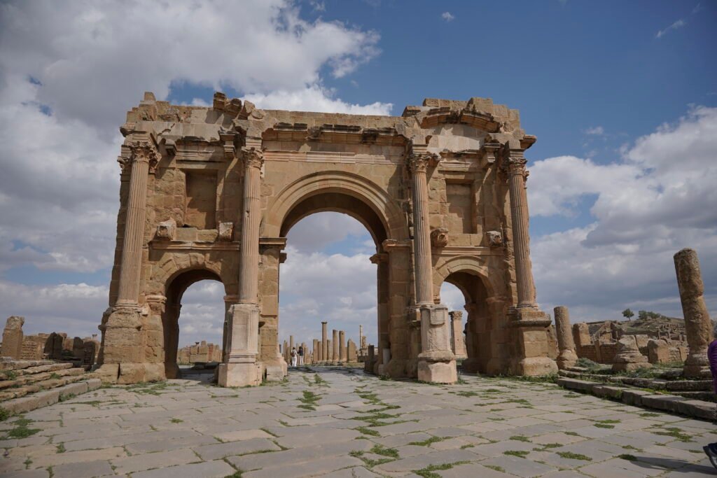 Timgad the roman city in Algeria