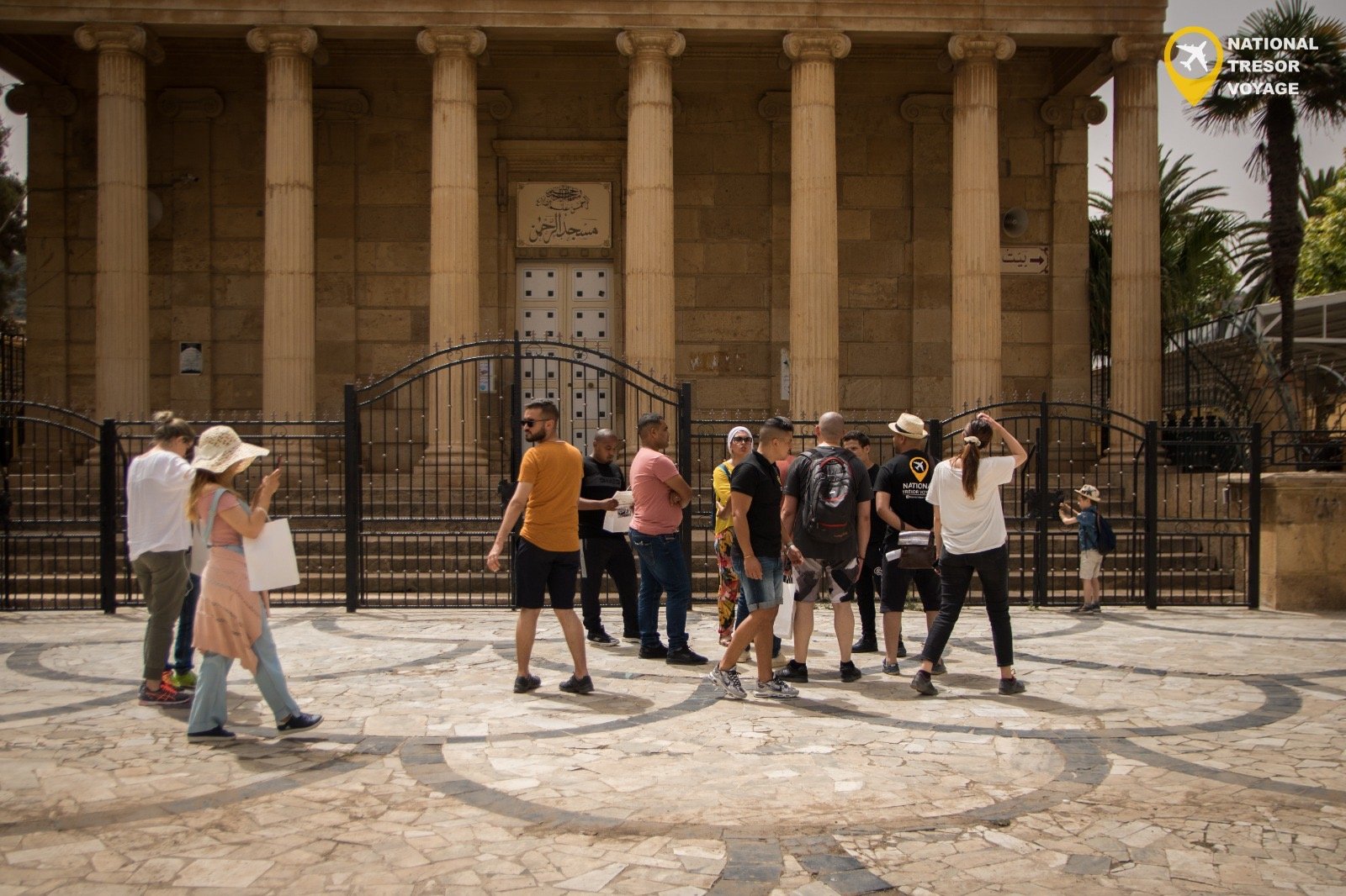 Tourists in Cherchell with NTA
